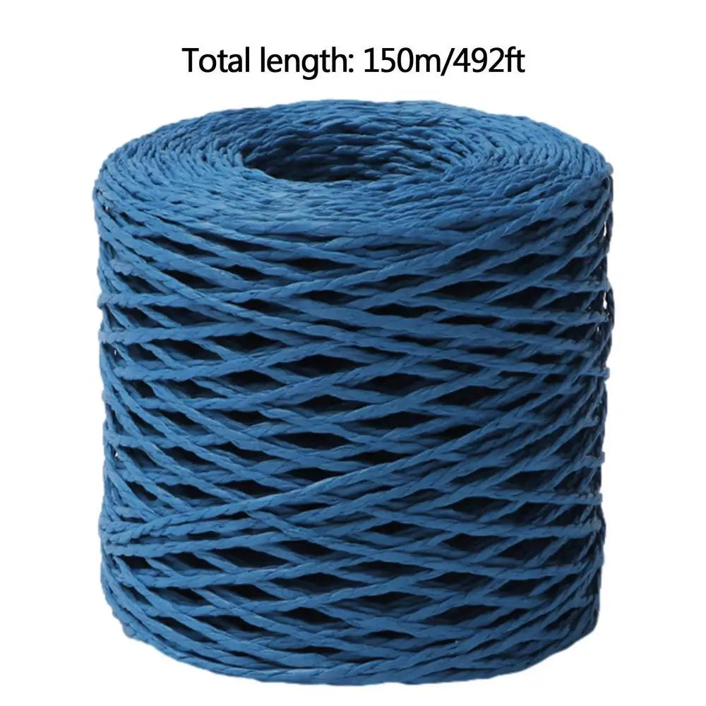 Natural Raffia Ribbon 150m – DIY Craft String for Bags & Hats Craft Ribbon Axl G88
