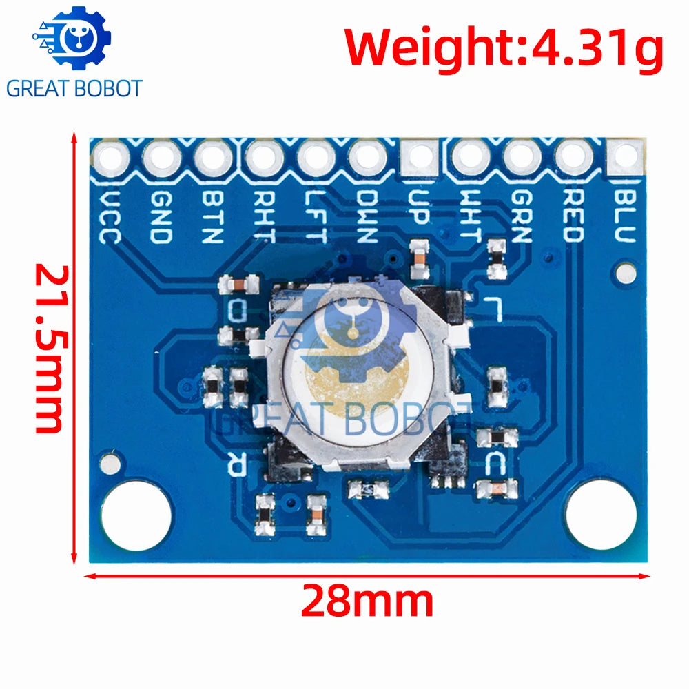 BlackBerry Hall Effect Trackball Sensor Module 360° Input Trackball Sensor Module Axl