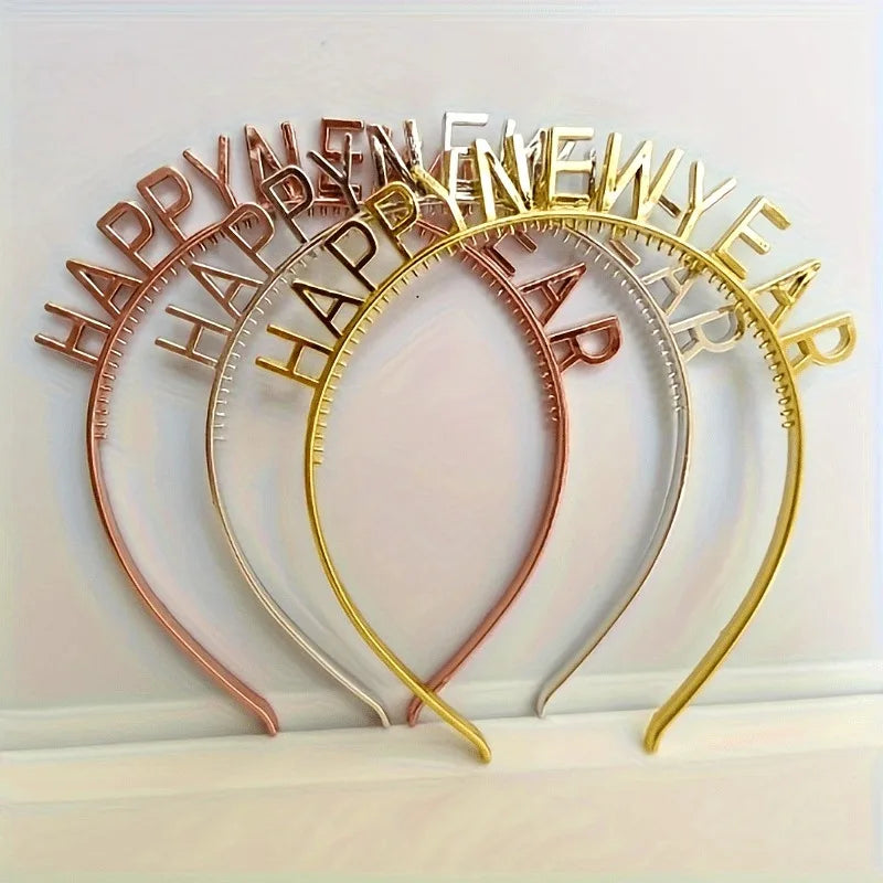 Happy New Year Headbands – Festive Party Accessories for Women Party Headband Axl