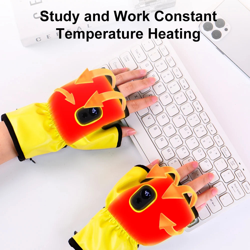 USB Rechargeable Heated Gloves – 3-Level Warmth, 2 Pack Heated Gloves Axl