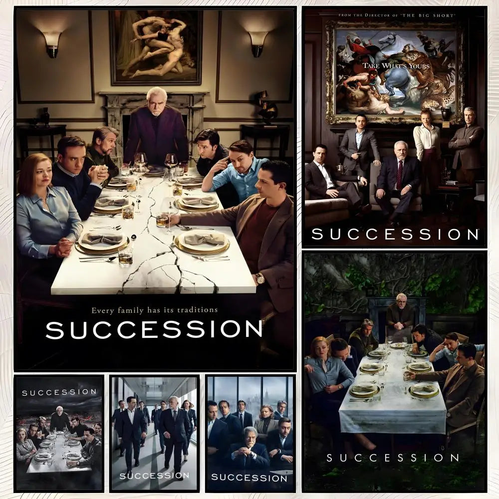 Succession TV Show Self-Stick Wall Art Poster – HD Waterproof Wall Art Poster Axl