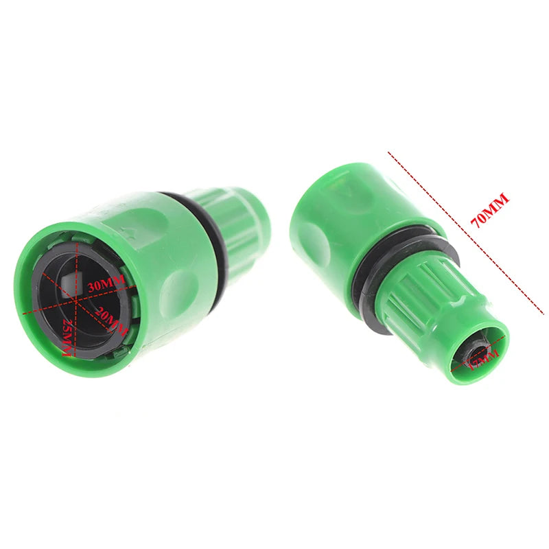 3/8" One-Way Quick Connector – Garden Hose Irrigation Fitting Irrigation Hose Connector Axl Onesize
