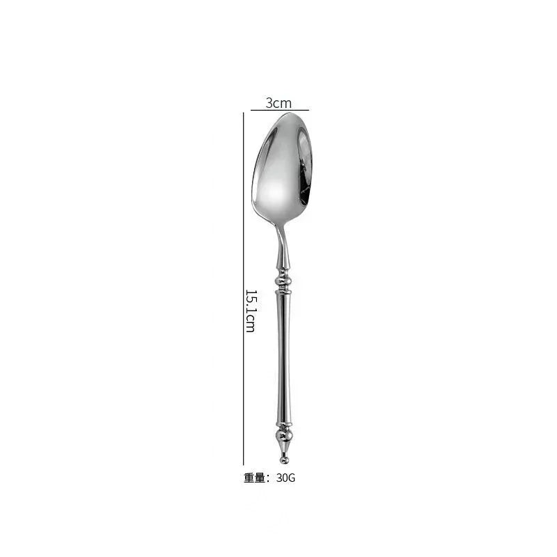 304 Stainless Steel Flatware Set – Steak Knife, Fork & Spoon Stainless Steel Flatware Set Axl F China Mainland