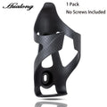HUALONG Carbon Fiber Bike Bottle Cage – Road MTB Gravel Bike Bottle Cage Axl 1 Pack - Black