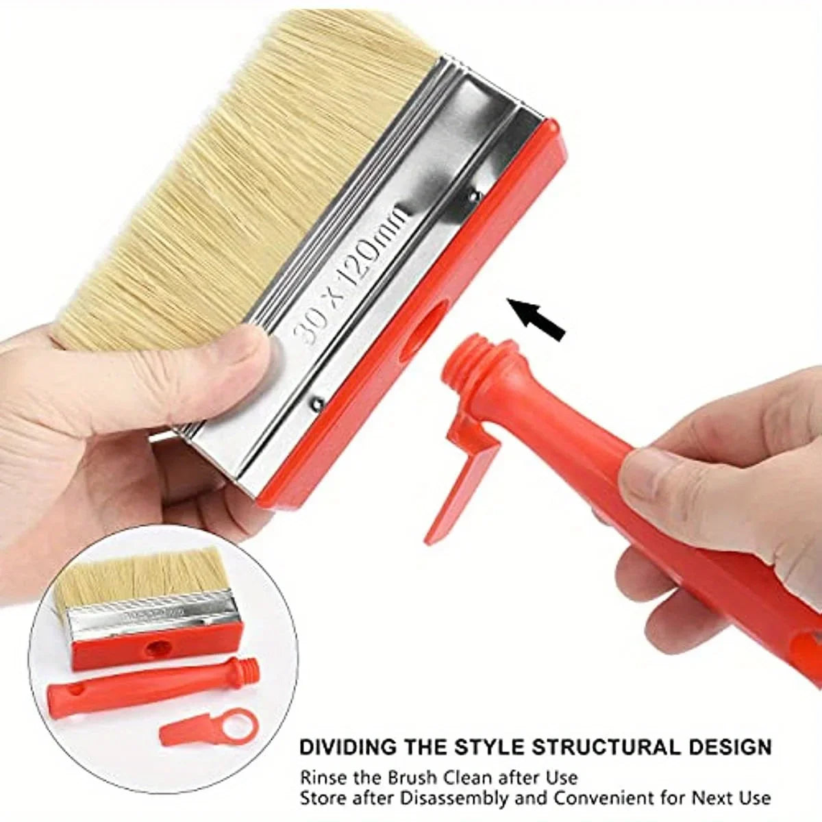 Large Paint Brush for Walls, Doors, Floors & Wood Paint Brush Axl