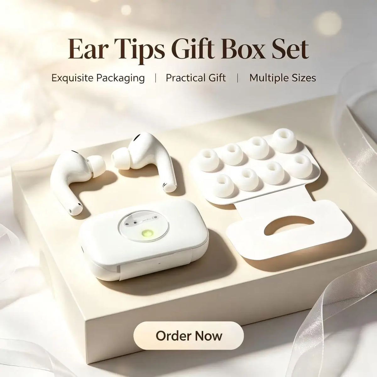 Silicone Ear Tips for AirPods Pro – 4–12 Pairs Replacement Kit Earbud Tip Replacement Axl