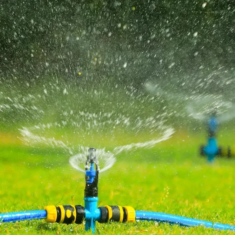Round Wheel Automatic Rotating Garden Sprinkler Garden Sprinkler Axl