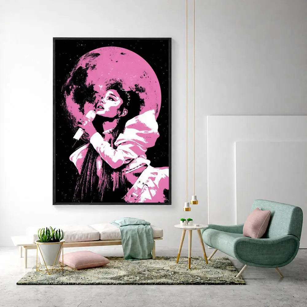 Ariana Grande HD Poster – Aesthetic Wall Art & Home Decor Wall Art Poster Axl White11 15X20cmNoframe