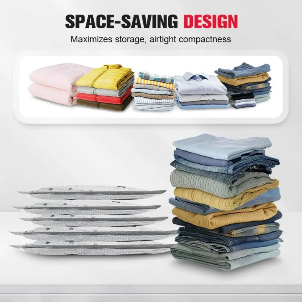 Travel Vacuum Compression Bags – Moisture-Proof Clothes Storage Vacuum Storage Bag Axl
