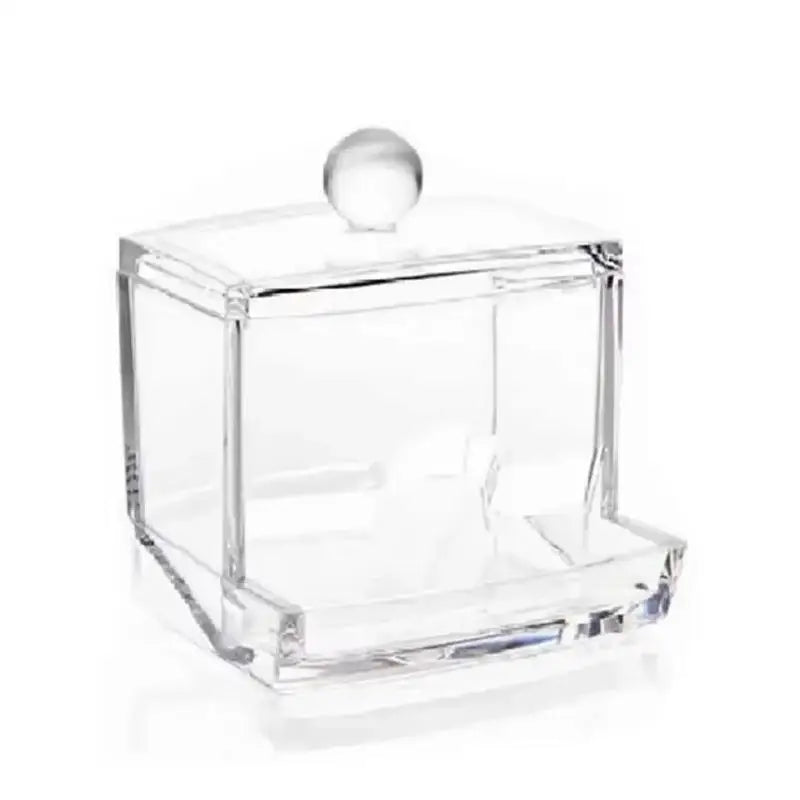 Clear Acrylic Q-Tip Cotton Swab Holder & Makeup Organizer Makeup Storage Organizer Axl