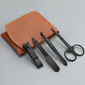 6-in-1 Stainless Steel Nail Clipper Set – Portable Nail Art Kit Nail Clipper Set Axl 4 Pcs Brown