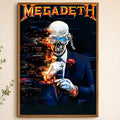 Megadeth Album Poster – Waterproof Self-Adhesive Wall Art Wall Art Poster Axl White04 60X90cmNoframe