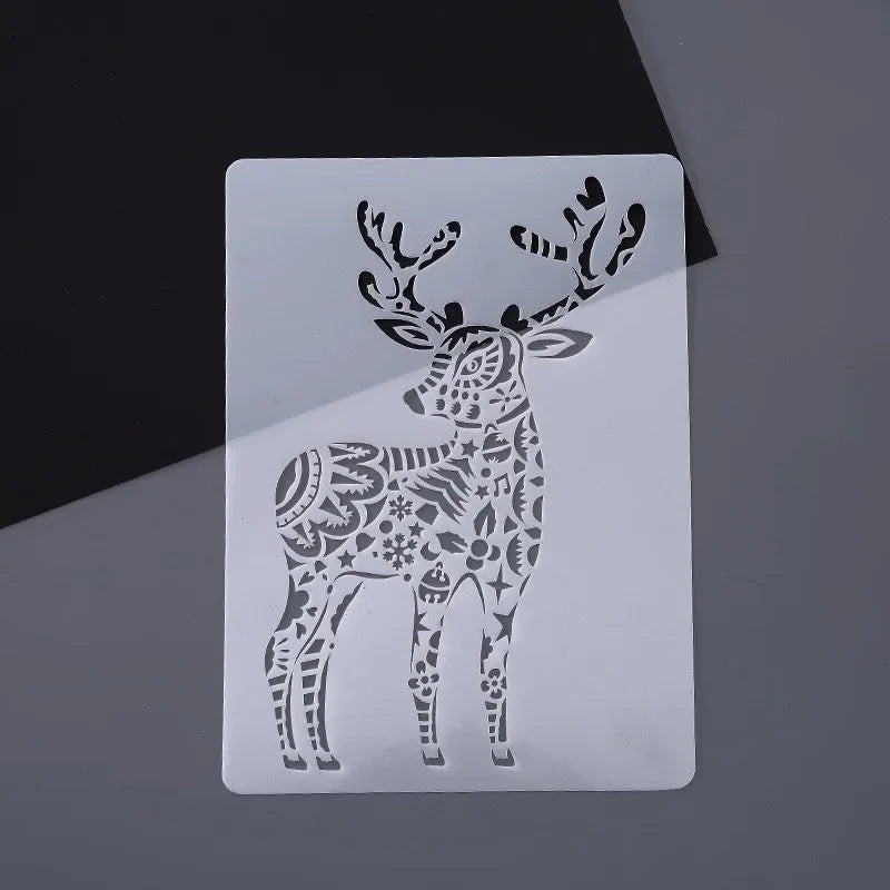 DIY Animal Stencils – Drawing Templates for Painting & Decor Art Stencil Set Axl deer
