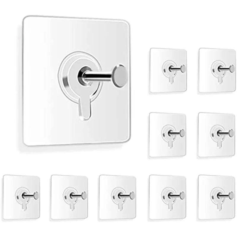 Self-Adhesive Wall Hooks – No-Drill Picture & Decor Hanger Adhesive Wall Hooks Axl