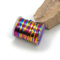 Holographic Flat Tinsel 1mm 120 Yard Fly Tying Flash Material Fly Tying Tinsel Axl 4