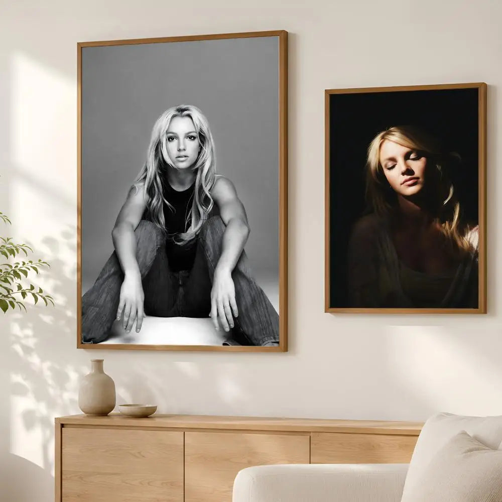 Britney Spears Album Wall Poster – Self-Stick HD Wall Art Wall Art Poster Axl