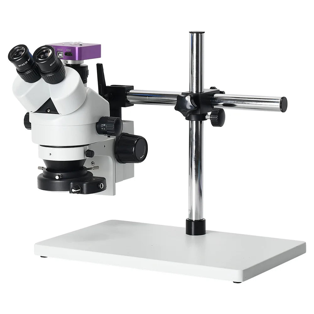 Dual Lens 7–45X Zoom Stereo Microscope | PCB & Electronics Stereo Zoom Microscope Axl