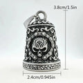 Vintage Skull Motorcycle Bell – Biker Charm & Keychain Ornament Motorcycle Bell Charm Axl As show