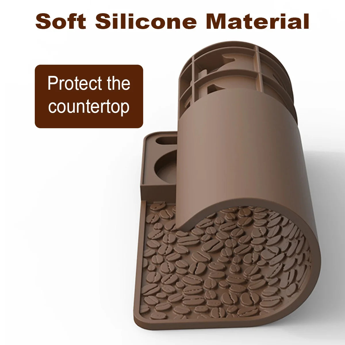 Silicone Espresso Tamping Mat with Tool Slots – Barista Station Espresso Tamping Mat Axl