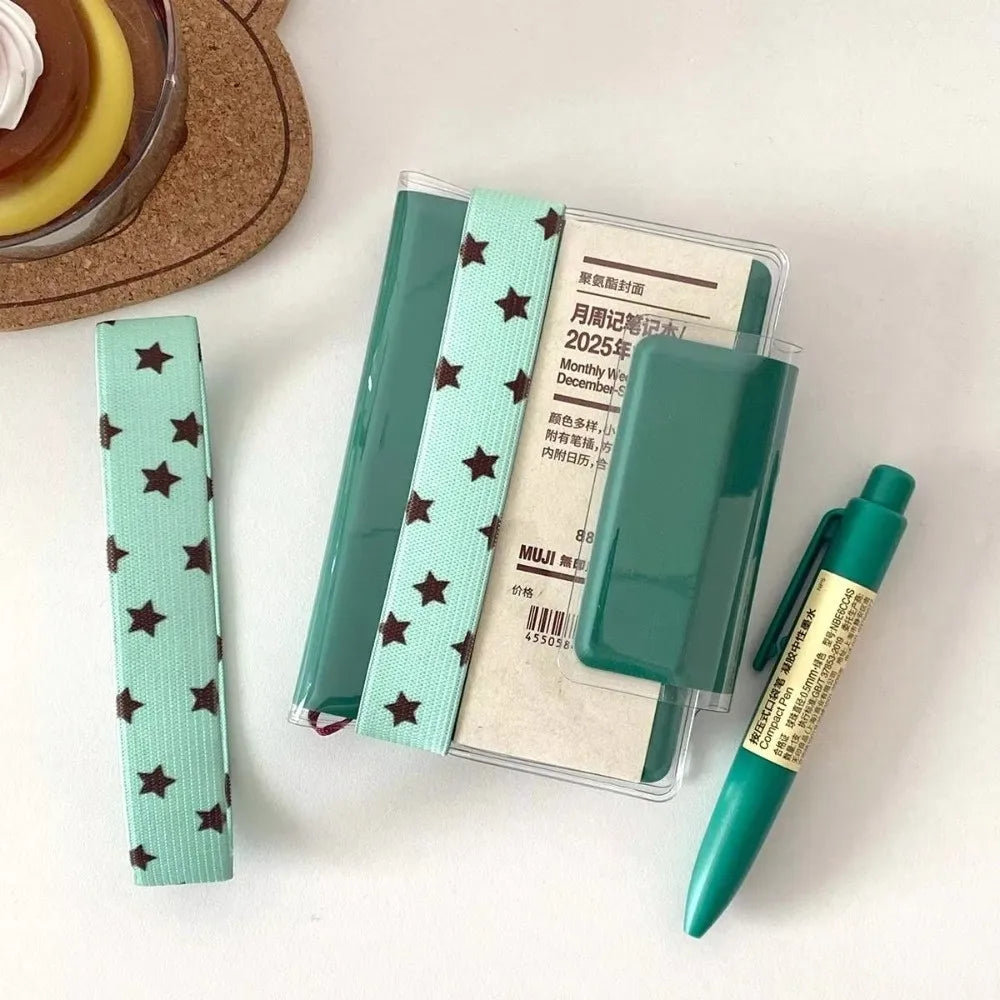 Elastic Notebook Straps for A7 M5 Planner & Scrapbook | Kawaii Planner Notebook Strap Axl