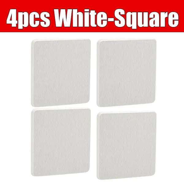 Diatomaceous Earth Coasters 4-Inch | Water Absorbing Stone Mats Diatomite Coaster Set Axl 4pcs White-Square