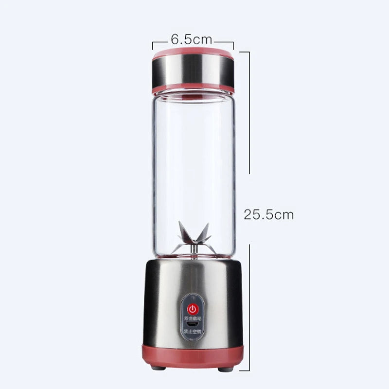 BALASHOV Portable USB Rechargeable Electric Juicer Blender Cup Portable Electric Juicer Axl
