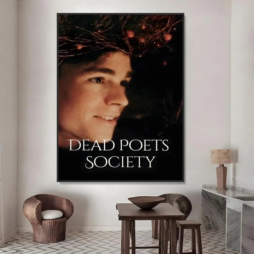 Dead Poets Society Poster – HD Waterproof PVC Wall Sticker Wall Poster Sticker Axl White02 30X40cmNoframe
