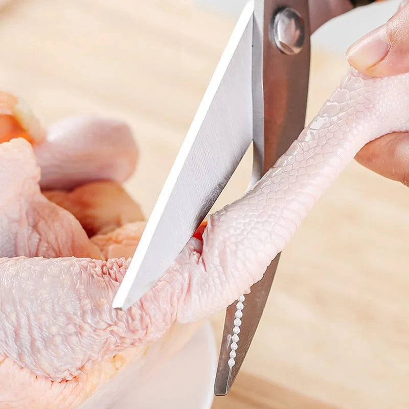 Heavy-Duty Stainless Steel Kitchen Shears | Chicken Bone Scissors Kitchen Shears Axl