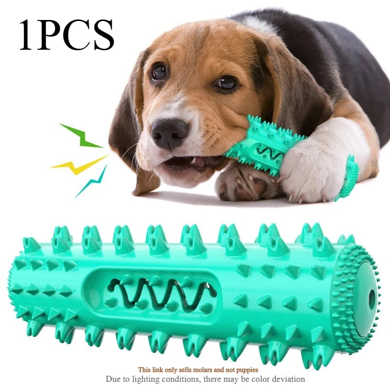 Squeaky Dog Molar Stick – Treat Dispenser & Teeth Cleaner Dog Chew Toy Axl BLUE-1PCS