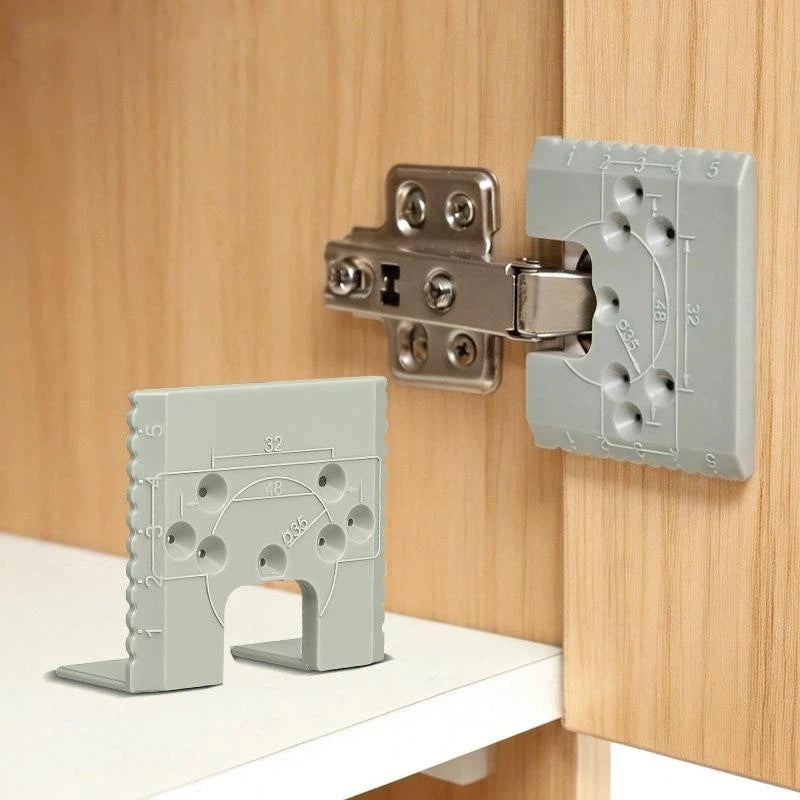 Hinge Installation Jig | Cabinet Door Positioning Tool Woodworking Hinge Jig Axl