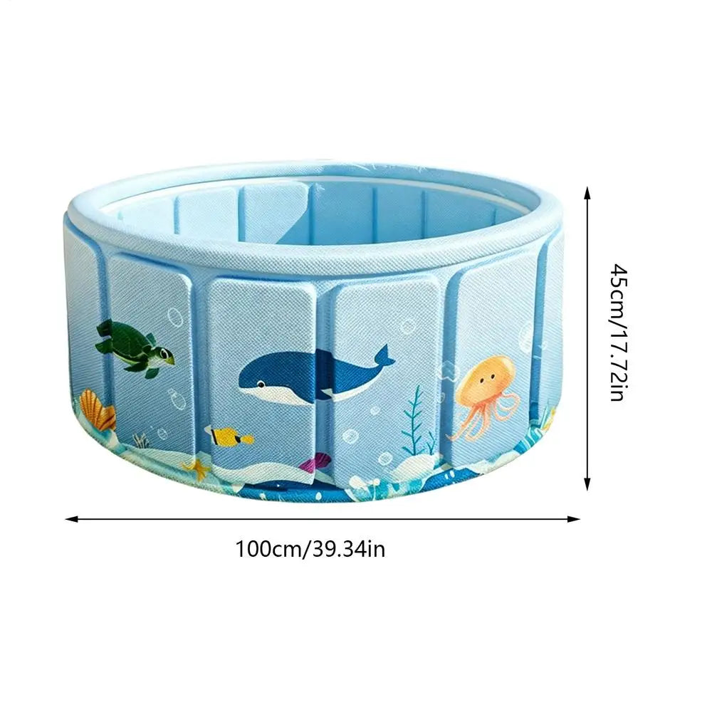 Foldable Dog & Kids Pool – Portable Backyard Swimming Tub Foldable Swimming Pool Axl A