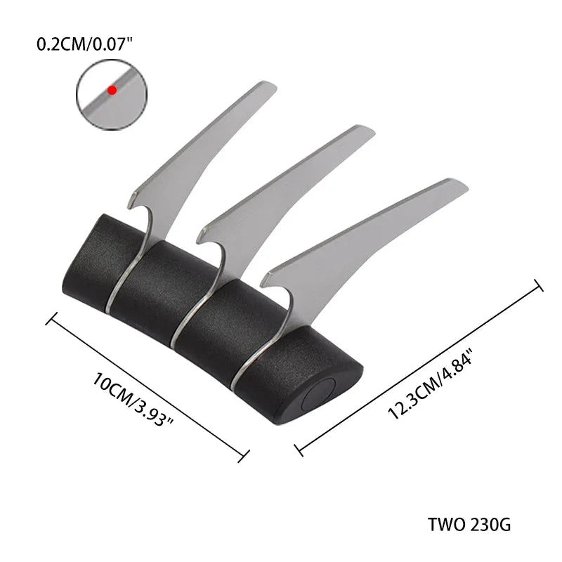 Bear Claw Meat Shredder Forks – Stainless Steel BBQ Claws 2pc BBQ Meat Shredder Axl