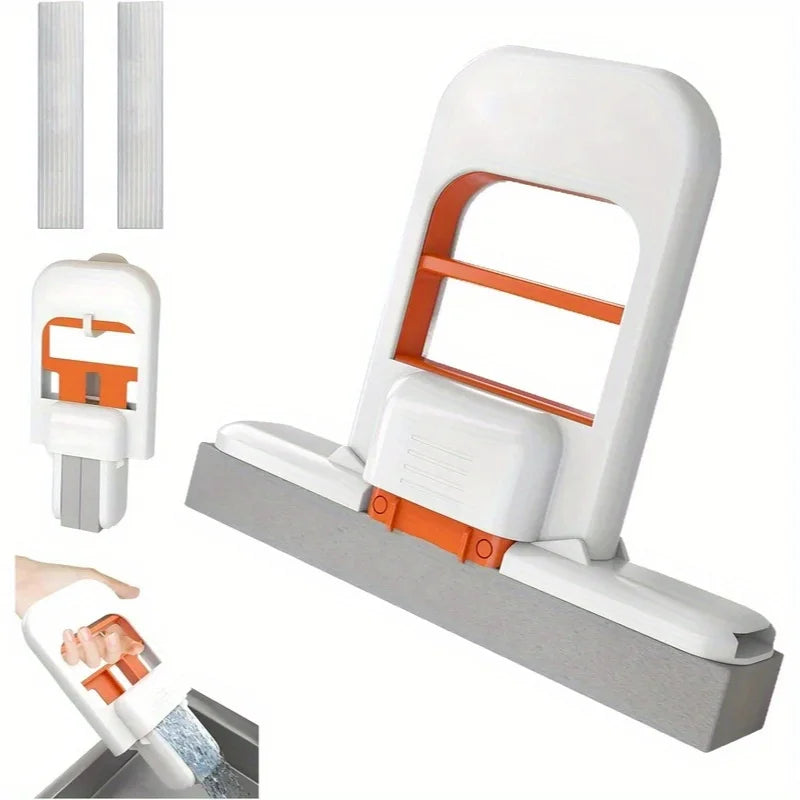 Mini Handheld Sponge Mop – Foldable Compact Cleaning Tool Handheld Sponge Mop Axl