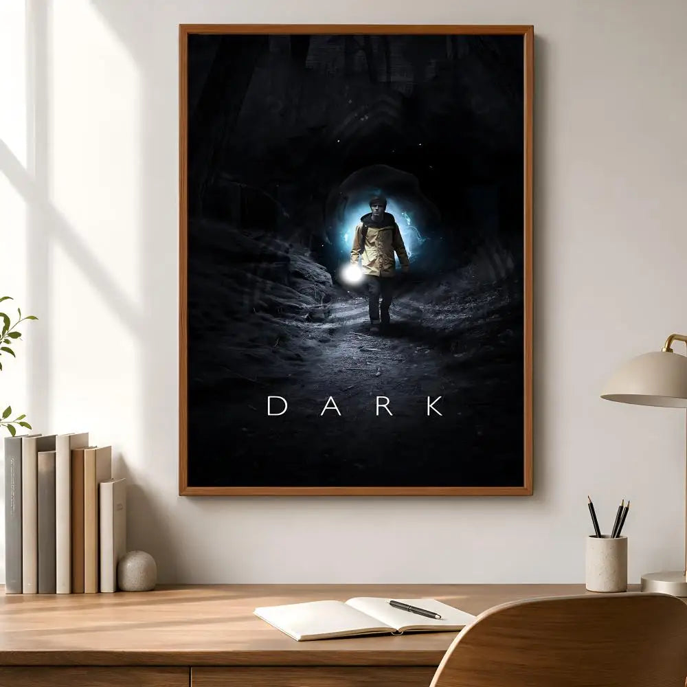 TV Dark Self-Adhesive Wall Poster – HD Waterproof Décor Art Decorative Wall Poster Axl