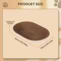 Oval Corrugated Cat Scratcher Board – Scratch & Lounge Pad Cat Scratcher Pad Axl 43x26cm