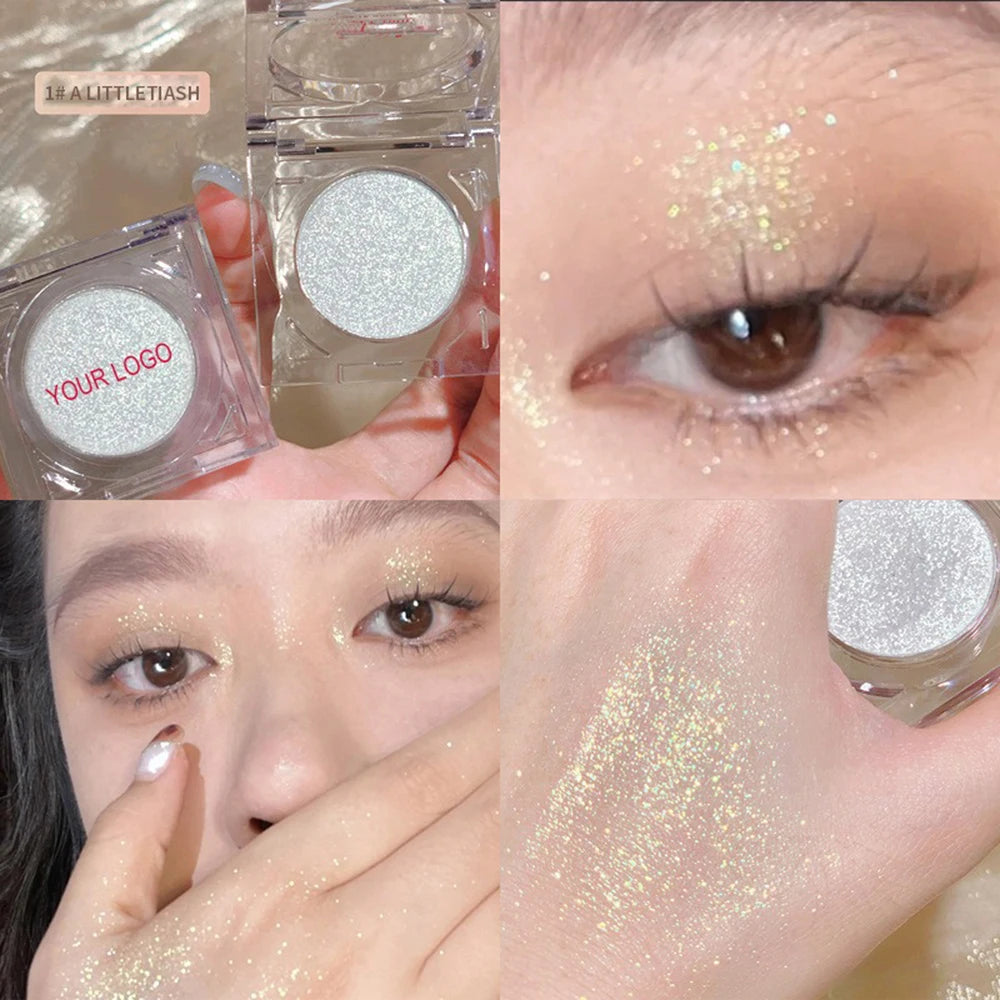 Sparkling Diamond Highlighter Powder – Vegan Private Label Highlighter Powder Axl 01 10pcs with logo