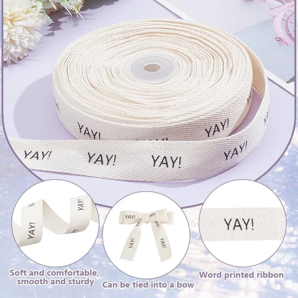 Bisque Polyester Craft Ribbon 1 Inch x 20m – DIY Gift Wrap Craft Ribbon Axl