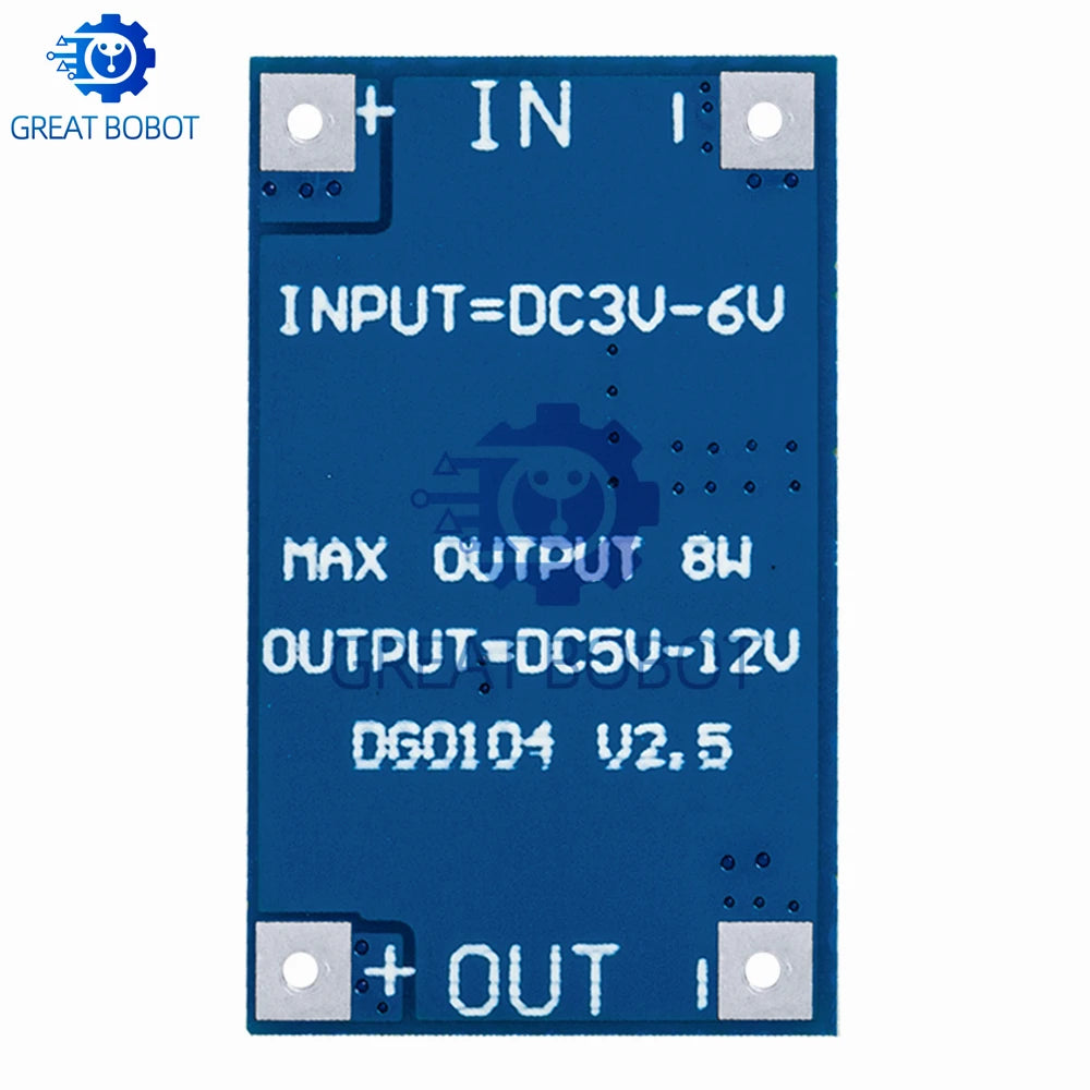 8W DC-DC Boost Converter 3V–6V to 12V 3A USB Power Module Boost Converter Module Axl