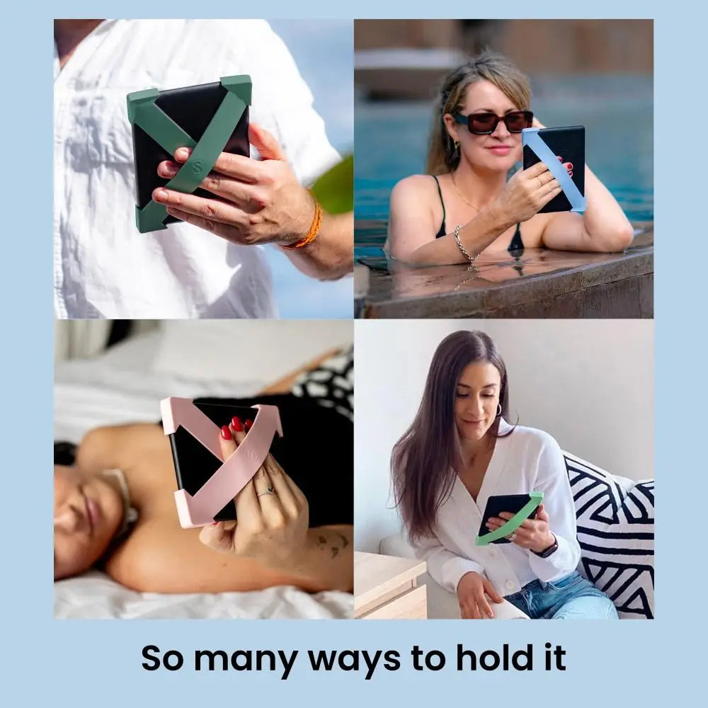 Finger Grip eReader Hand Strap for 6–7" Kindle Kobo Pocketbook eReader Hand Strap Axl