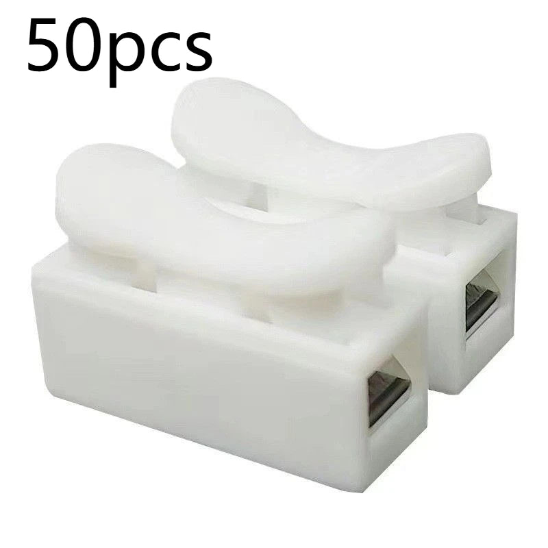 Quick Spring Clamp Wire Connector – No-Screw Terminal Block Set Wire Terminal Block Axl CH-2-50pcs