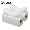 Quick Spring Clamp Wire Connector – No-Screw Terminal Block Set Wire Terminal Block Axl CH-2-50pcs