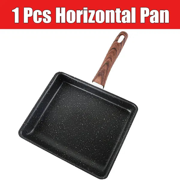 Nonstick Cast Iron Tamagoyaki Pan – Japanese Omelette Egg Pan Omelette Frying Pan Axl 1 Pcs Horizontal Pan