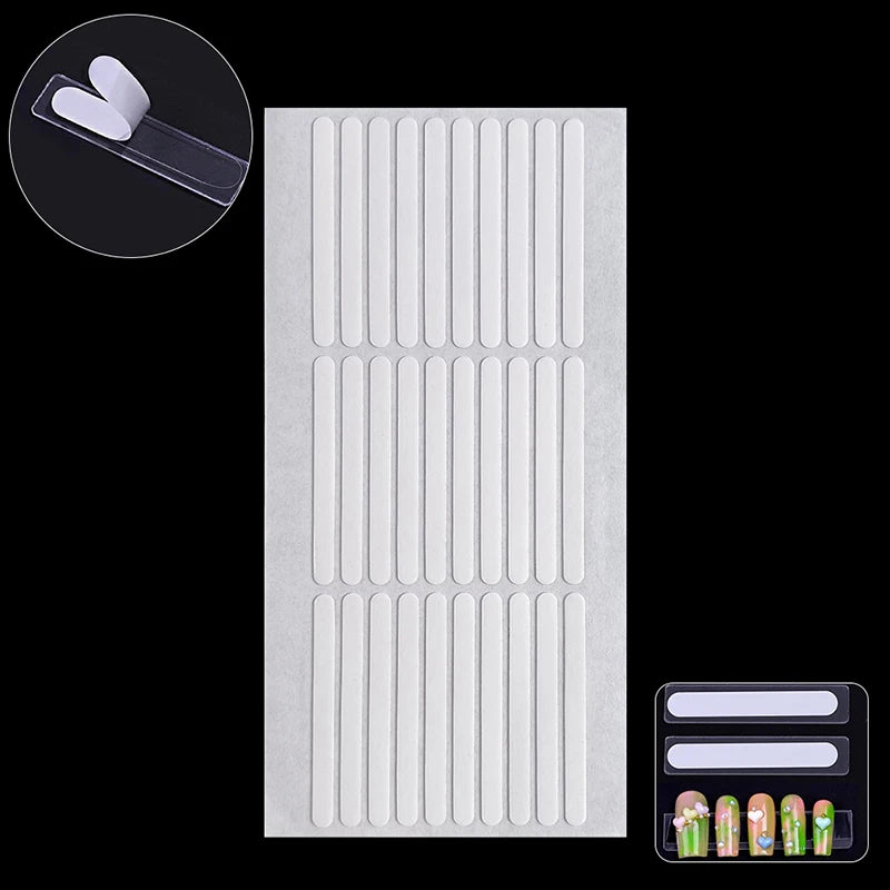 Nail Art Display Tape – 300 Pcs Double-Sided Adhesive Stickers Nail Display Tape Axl