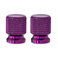 Anodized Aluminum Tire Valve Stem Caps – 2 Pack Universal Valve Stem Caps Axl Purple