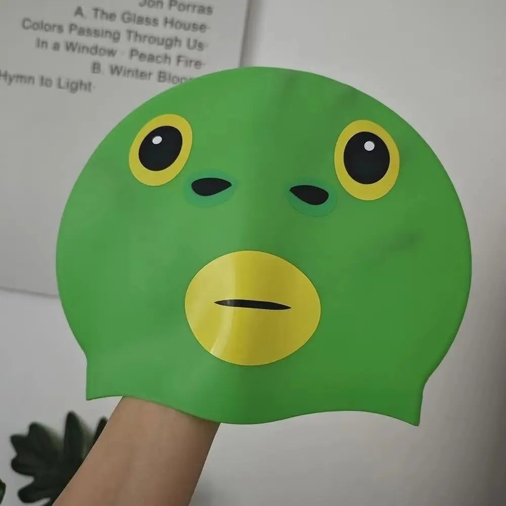 Funny Fish Silicone Swim Cap – Waterproof Cartoon Swimming Hat Silicone Swim Cap Axl