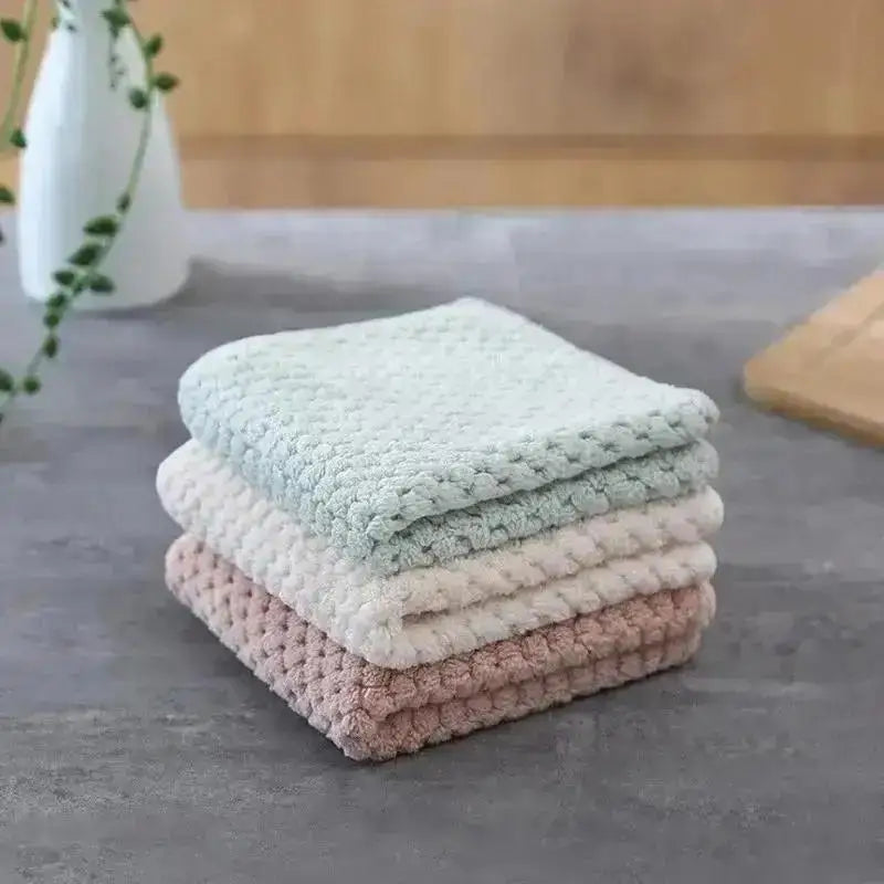 Microfiber Dishcloths 5-Pack – Absorbent Kitchen Cleaning Cloths Microfiber Dishcloths Axl