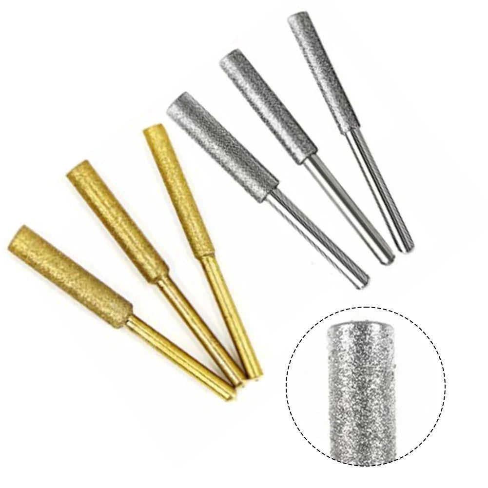 6-Piece Diamond Grinding Burr Set 4mm 4.8mm 5.5mm | Metal & Wood Diamond Grinding Burr Axl
