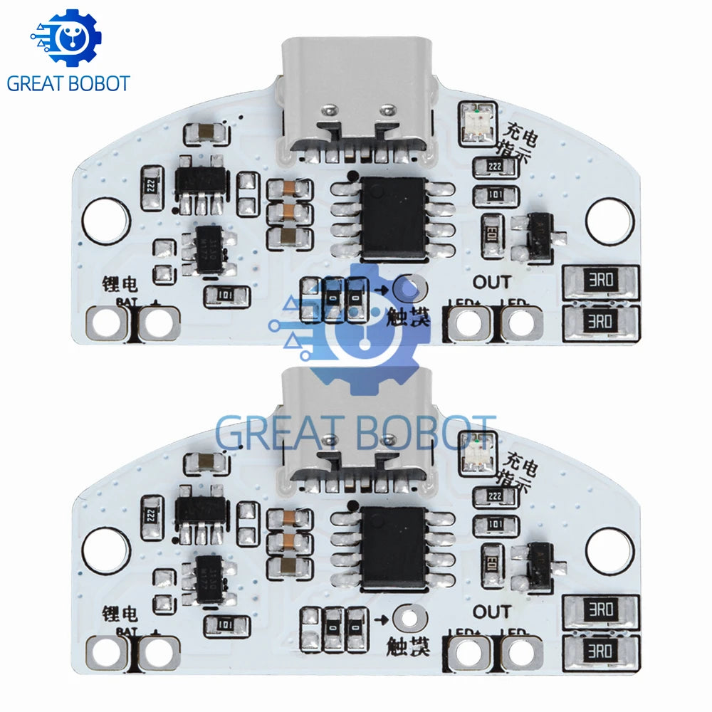 USB Type-C LED Touch Dimmer Module – 3-Gear Night Light Board LED Dimmer Module Axl