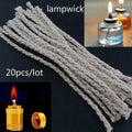 20-Pack Cotton Wicks – Kerosene Lamp, Oil Lighter & Candle Making Candle & Lamp Wicks Axl Default Title