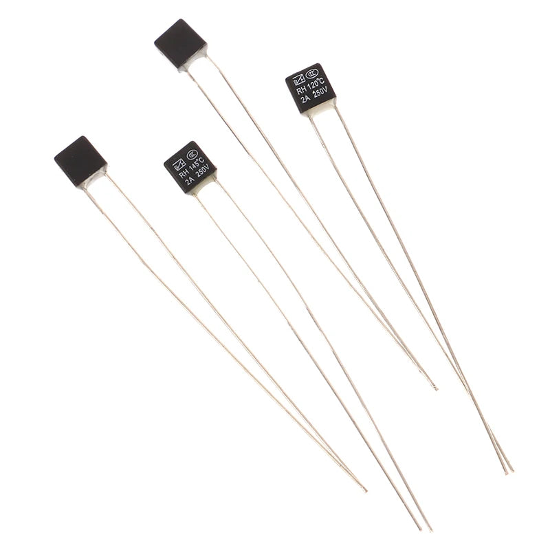 5-Pack Thermal Fuse 2A 250V – 105/120/145°C Temperature Switch Thermal Fuse Switch Axl